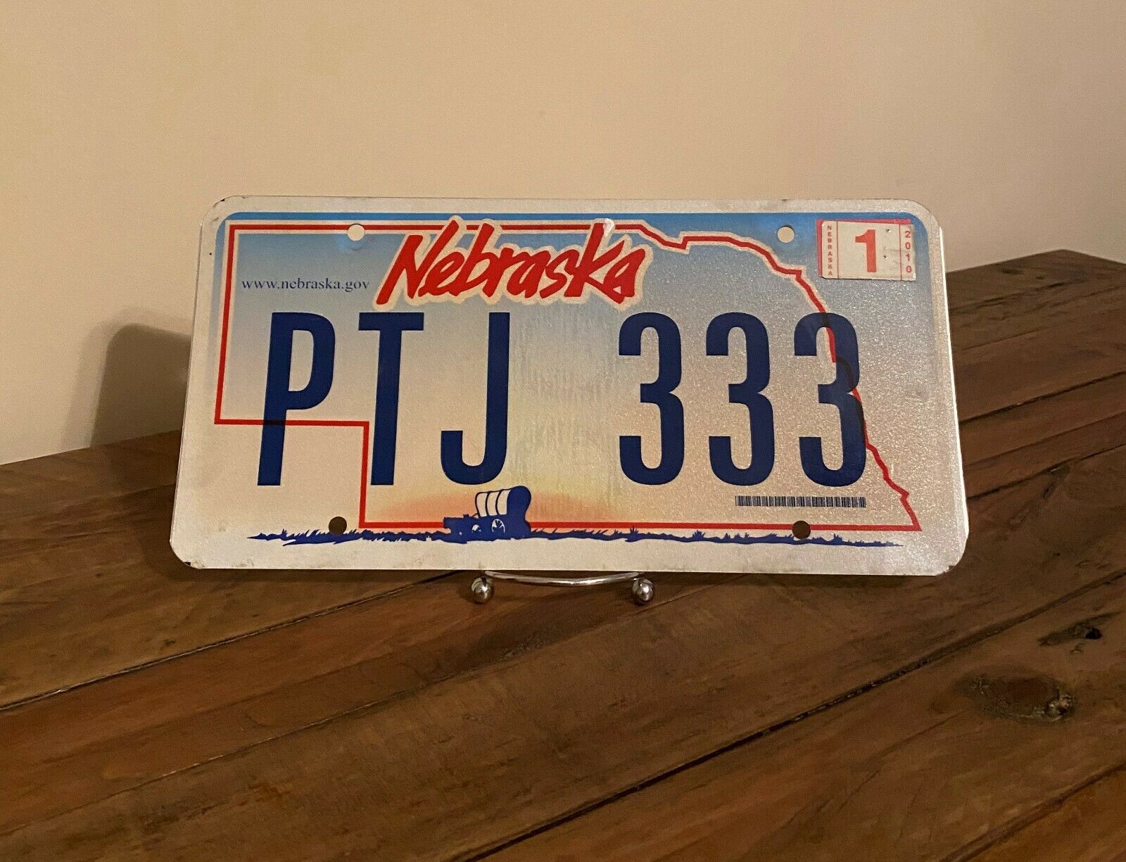 Nebraska 2010 Decal License Plate