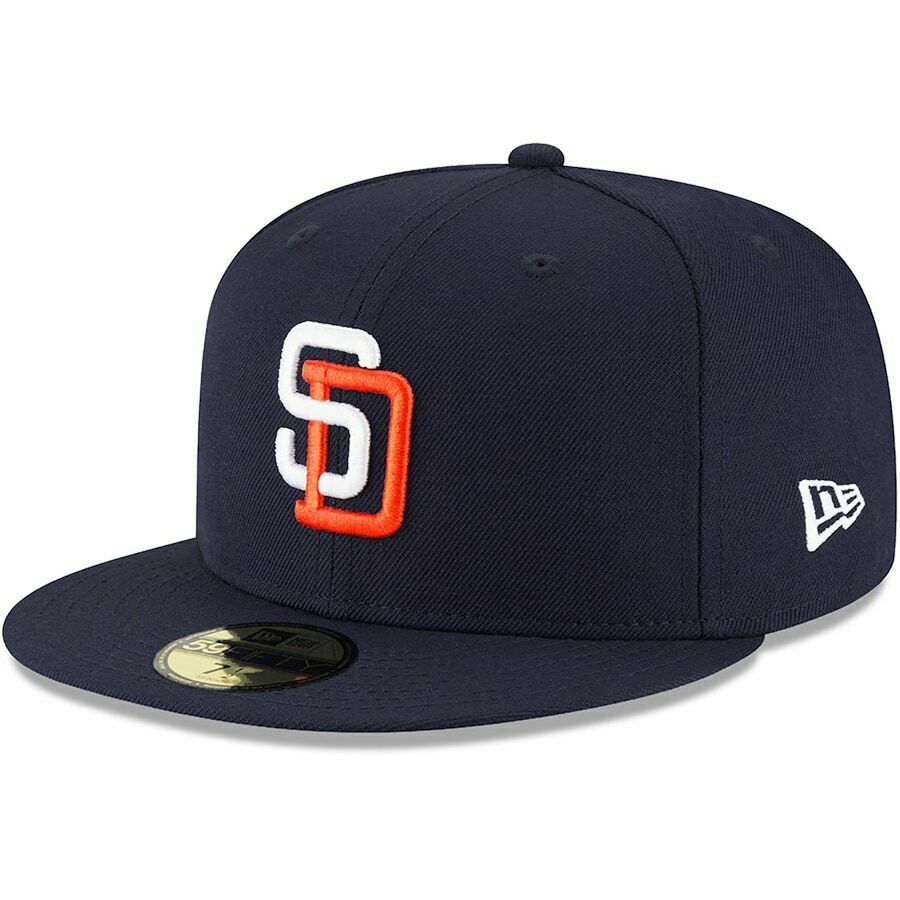 San Diego Padres Mlb New Era Authentic 1991 Cooperstown 59fifty Fitted Hat-blue