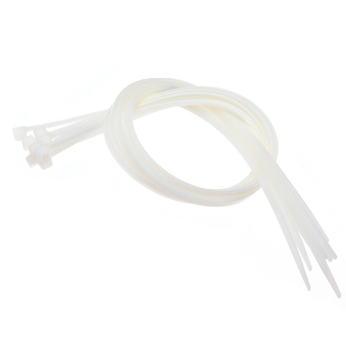 Cable Zip Ties 350mmx3.6mm Self-locking Nylon Tie Wraps White 150pcs