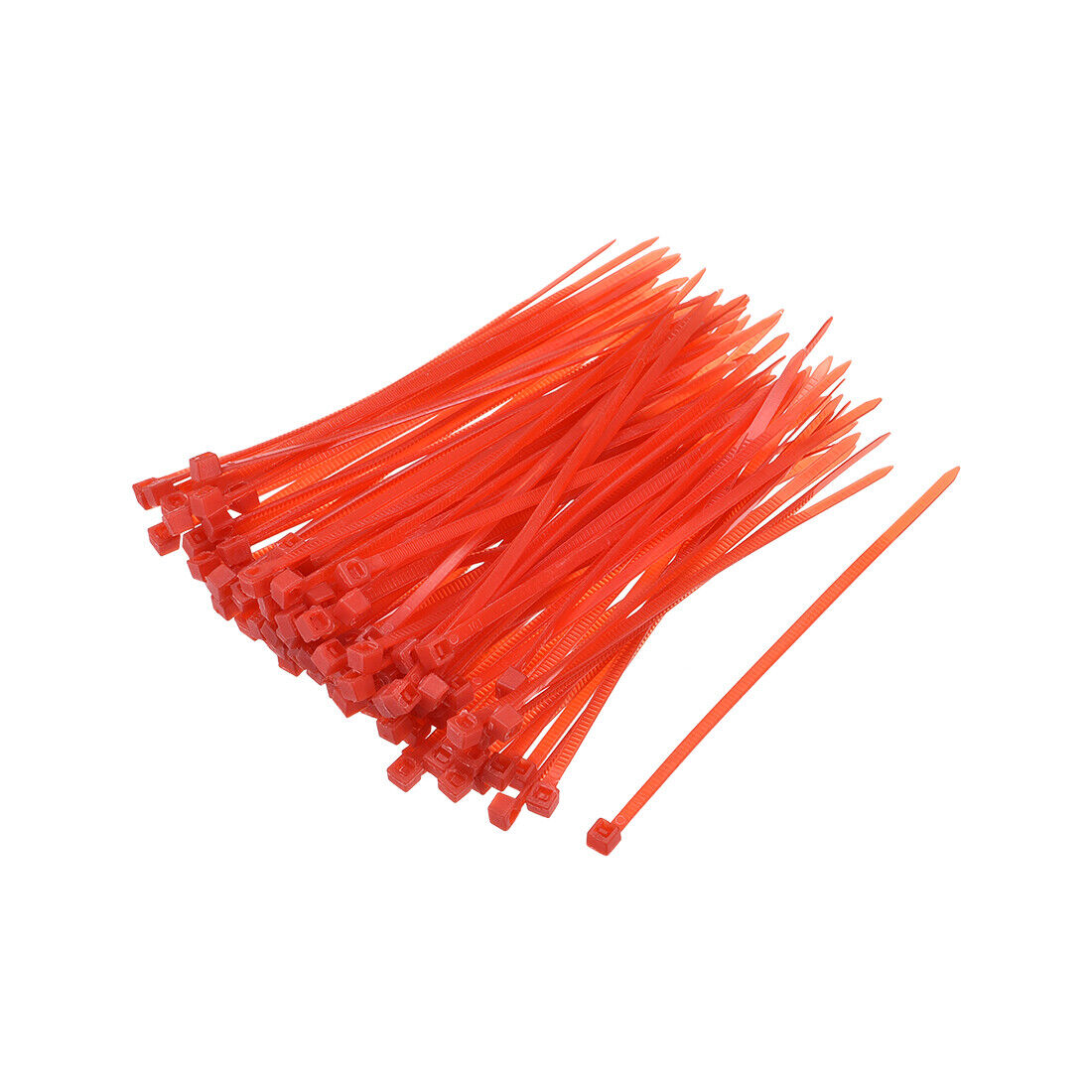 Cable Zip Ties 100mmx1.8mm Self-locking Nylon Tie Wraps Red 1000pcs