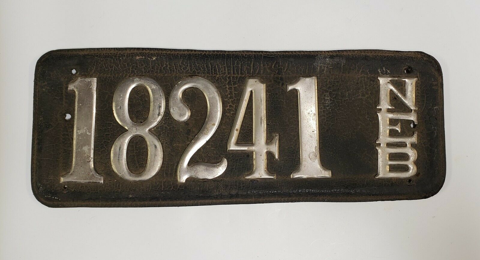 1904-1914 Nebraska  Prestate   License Plate Tag