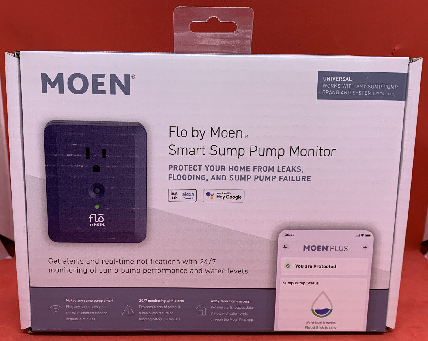 Flo By Moen Smart Sump Pump Monitor Indoor Water Leak Detector S2000esusa 💦🚨