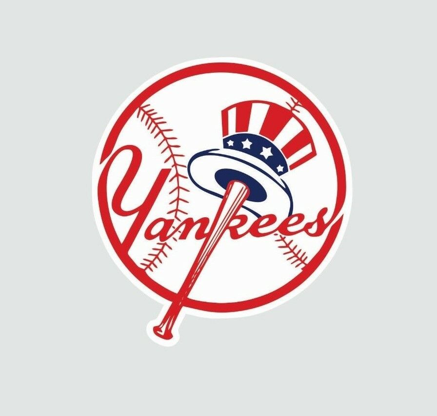 New York Yankees Mlb Baseball Full Color Logo Sports Decal Sticker-free Shipping