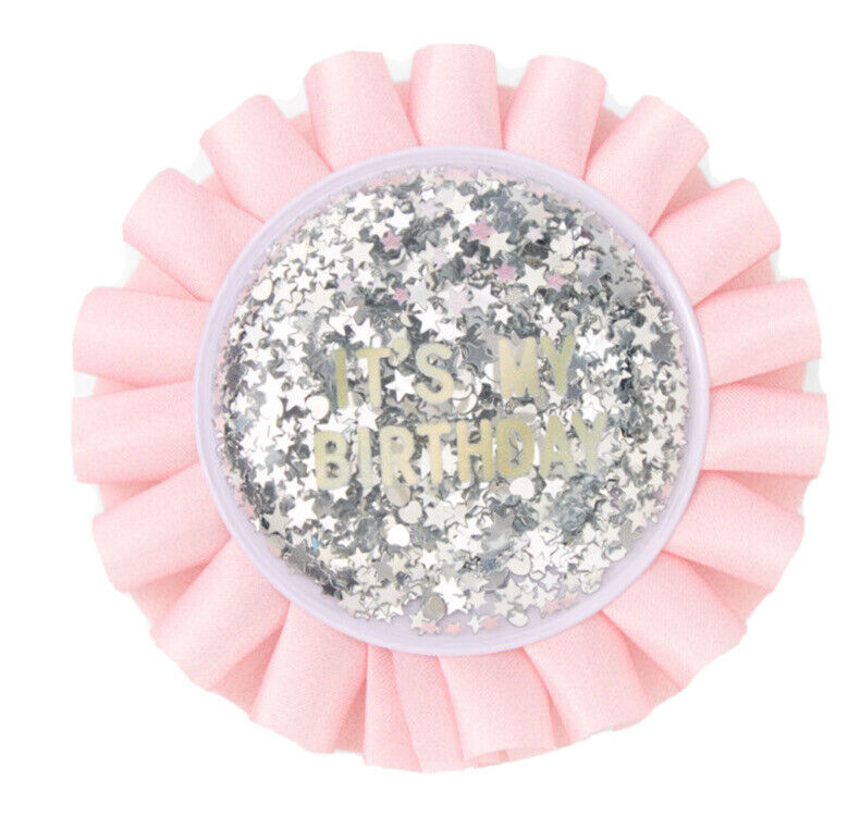 Claire's Club It's My Birthday Star Confetti Button New With Tags