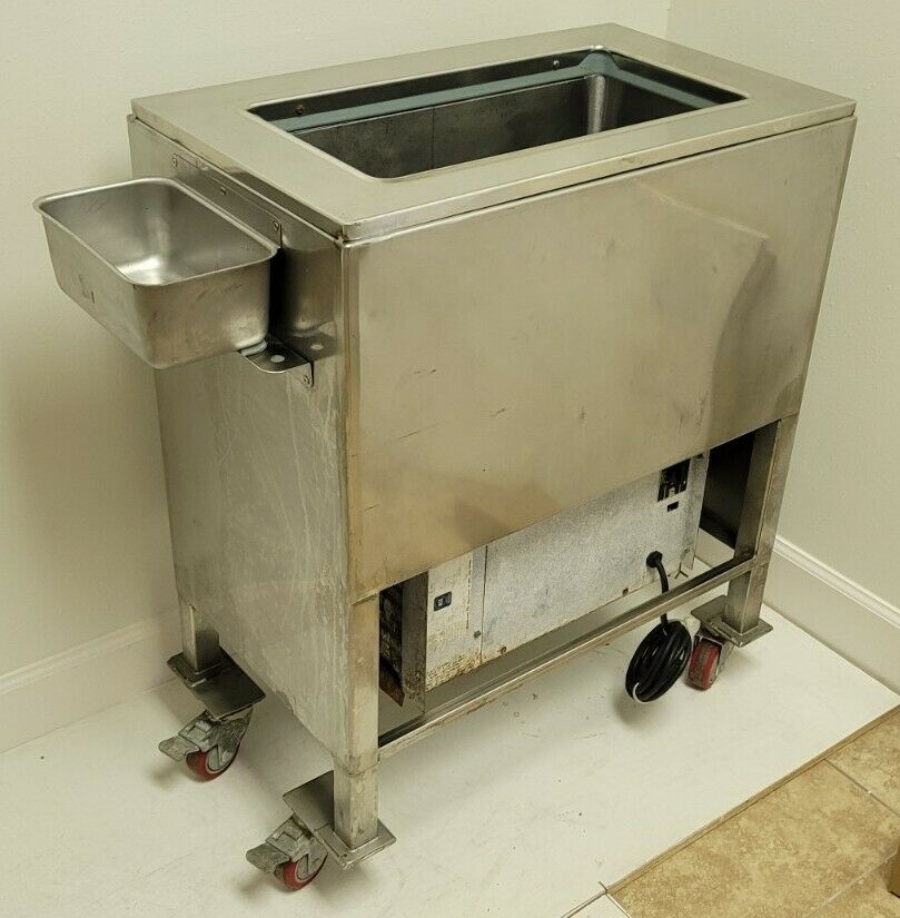 Delfield Ice Cream Dipping/dip Cabinet W/ Wheels Rolling 120v Stainless W/ Wash
