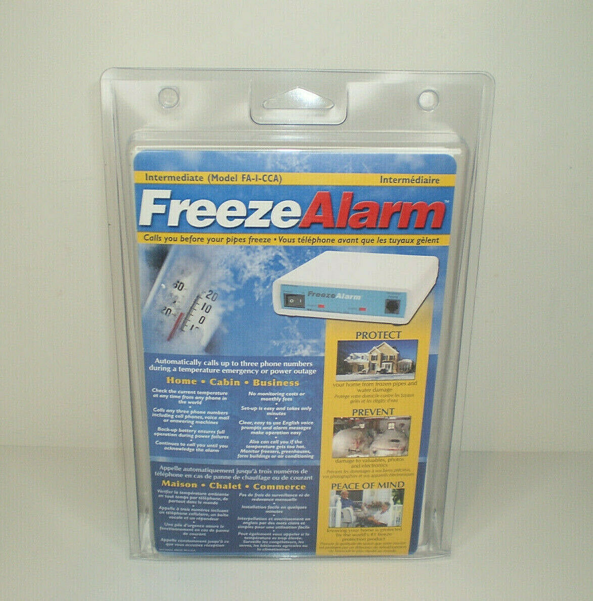 Freeze Alarm Intermediate Fa-i-cca - Prevent Frozen Pipes Home Cabin Business