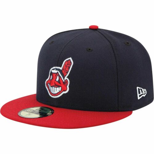 [70360926] Mens New Era Mlb Authentic 59fifty 5950 Fitted Cleveland Indians