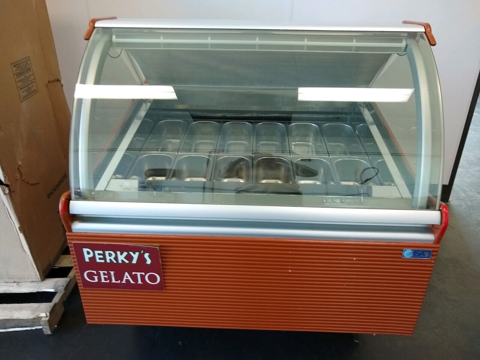 Isa Millennium Sp12 Gelato / Ice Cream Display Cabinet