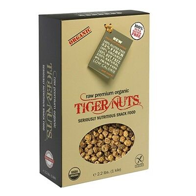 Tiger Nuts Raw Organic Fiber Prebiotic Superfood Health Snack  2.2 Lb Bag (1kg)