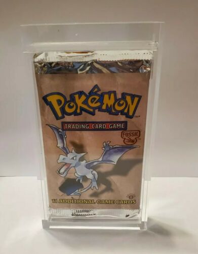 Catman's Pokemon Acrylic Booster Pack Display Case Protector With Magnetic Top