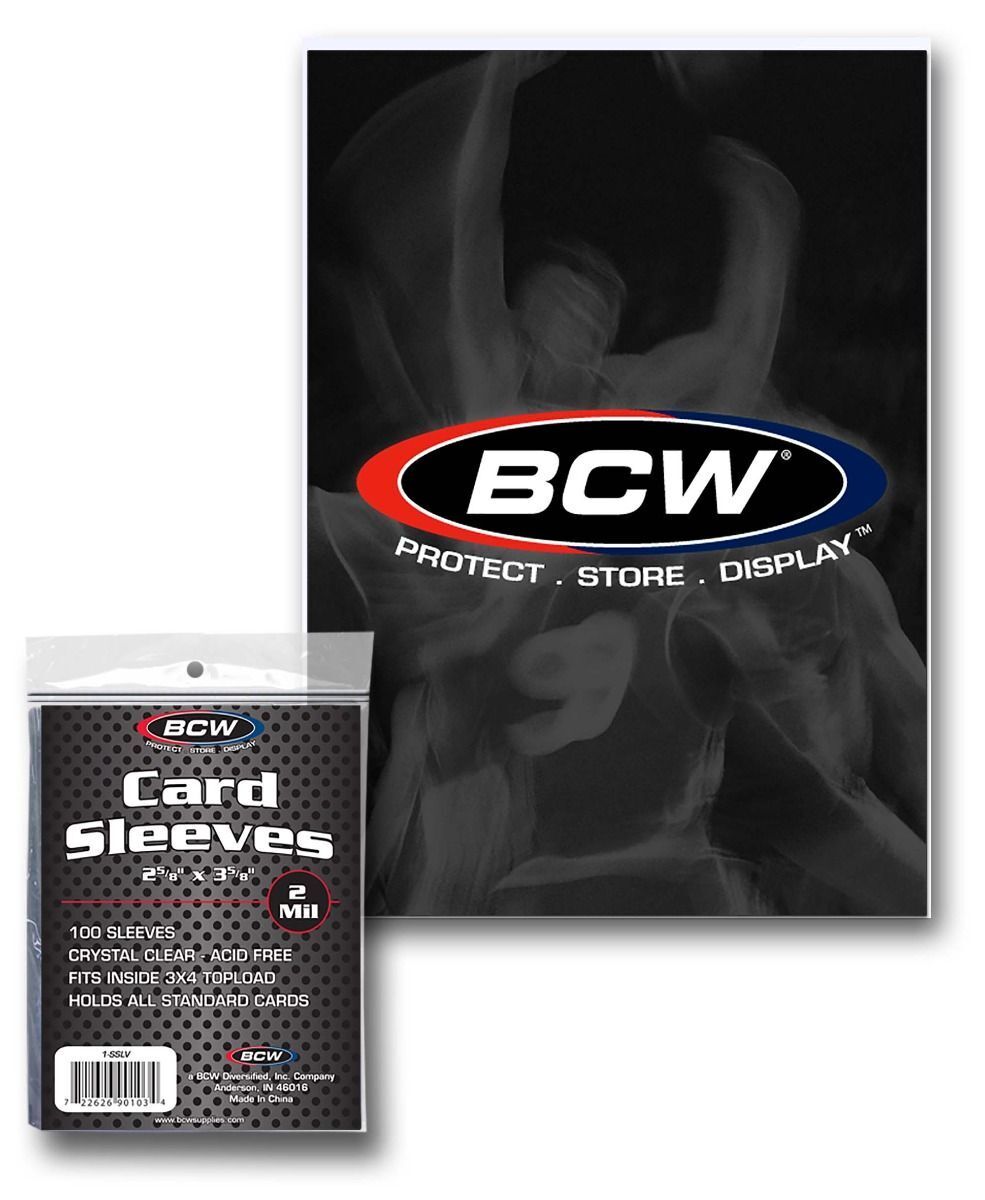 40x Bcw Standard Card Sleeves