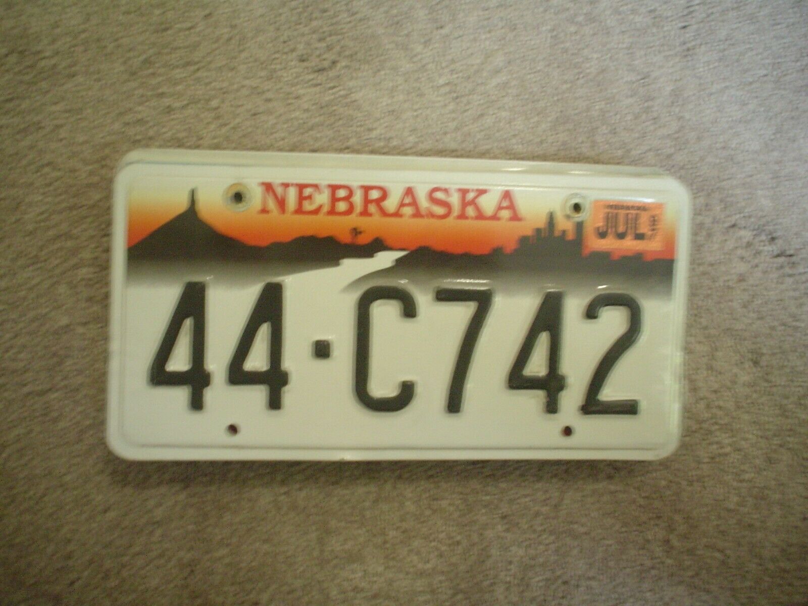 Nebraska Sunset  License Plate Buy All States Here Free Shipping