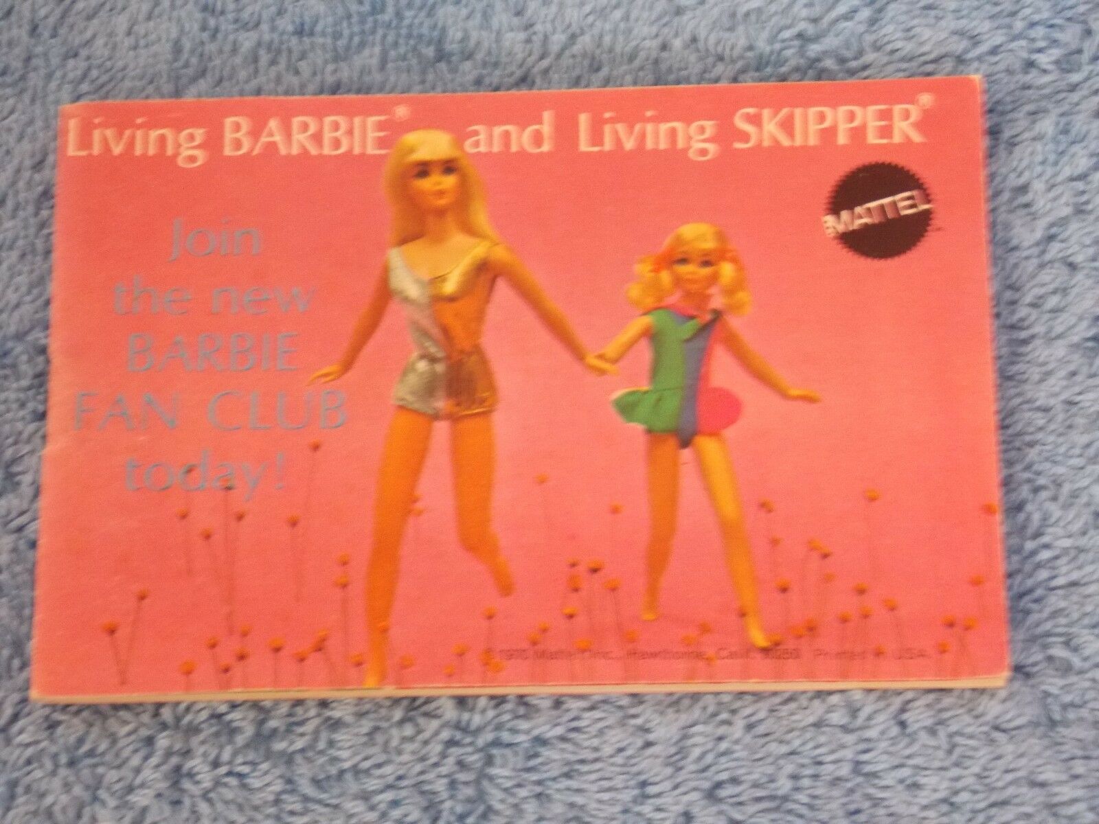 Living Barbie Doll And Living Skipper Mattel Booklet