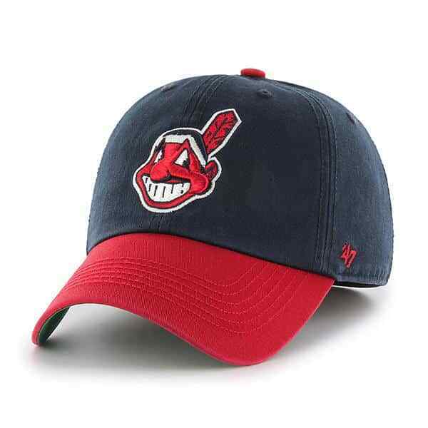 Cleveland Indians Mlb Fitted Chief Wahoo Logo Franchise Hat/cap '47 Brand Nwt