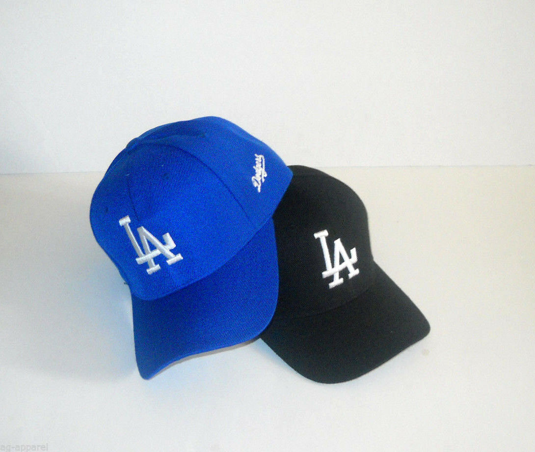 Los Angeles Dodgers Cap Hat One Size Pick Your Color!! Black Blue New!!