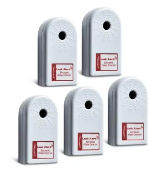 Box Of 5 Zircon Leak Alert Water Leak Detector & Flood Sensor Alarm 90db 69149
