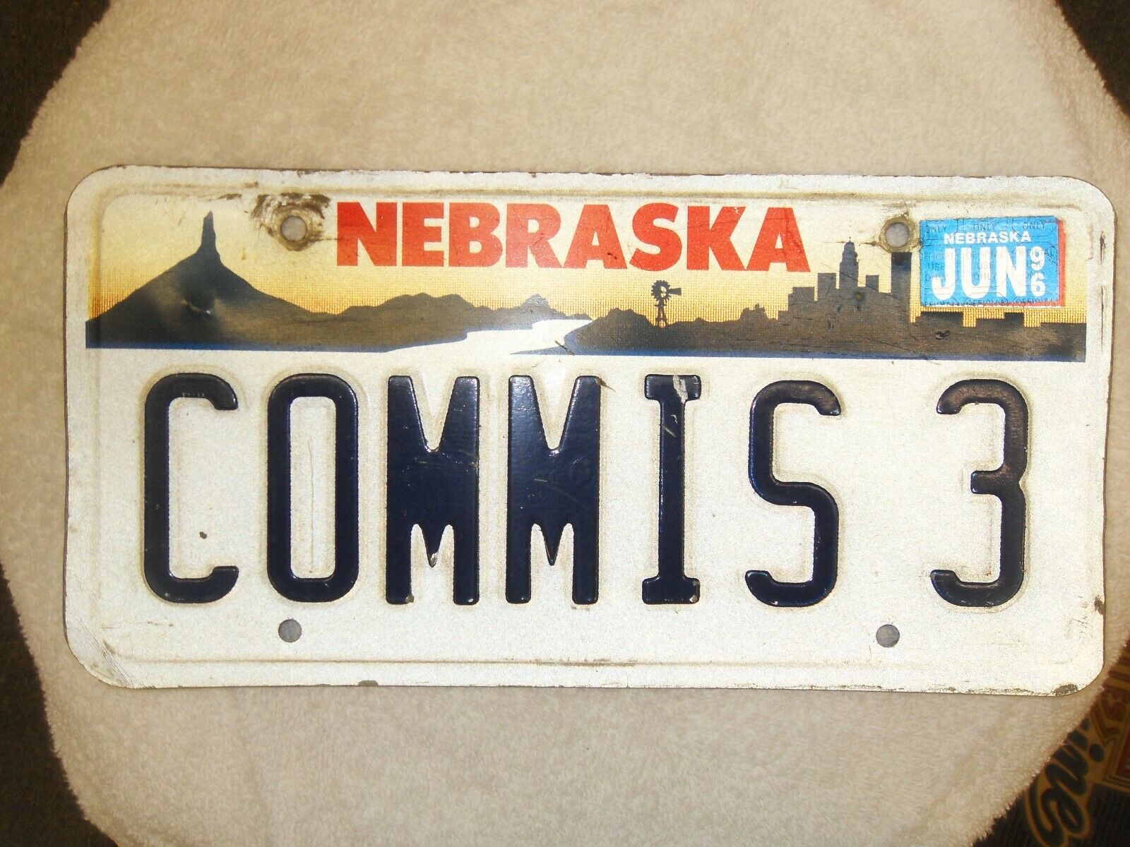 Nebraska Vanity License Plate Commis 3