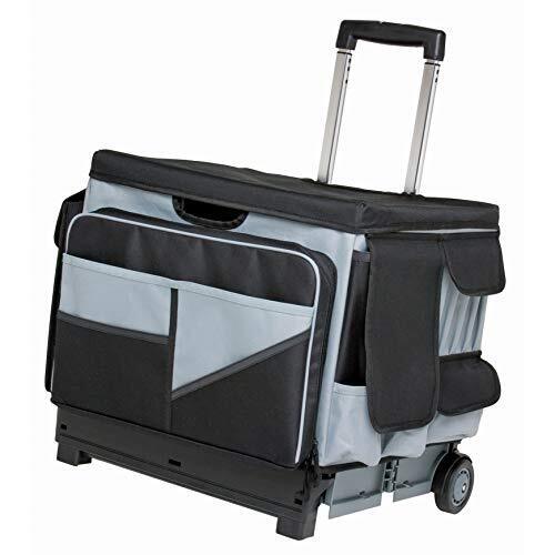 Memorystor Universal Rolling Cart And Organizer Bag Set Moving Cart Teacher C...