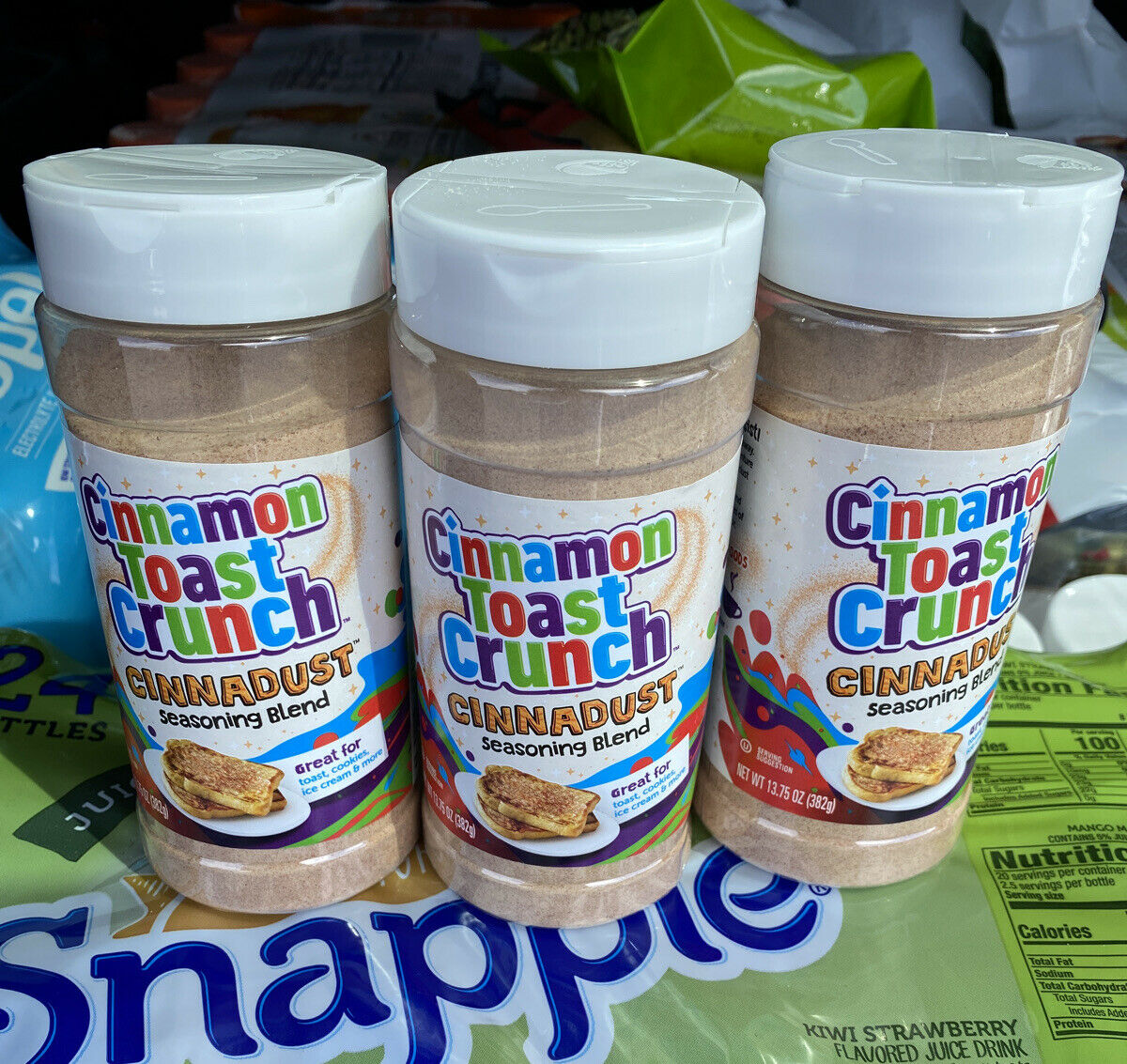 New! Cinnamon Toast Crunch Cinnadust Seasoning Blend, 3-pack (13.75 Oz Each)